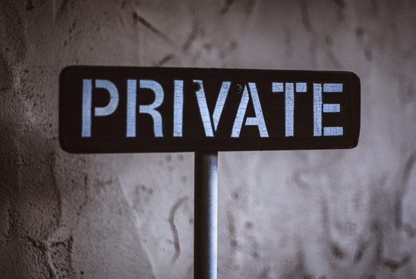 privacy sign